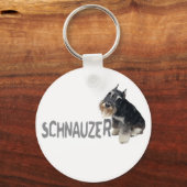 Mini Schnauzer Sleutelhanger (Voorkant)