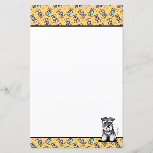 Mini Schnauzer Sunshine (Voorkant)