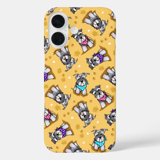 Mini Schnauzer Sunshine Case-Mate iPhone Case (Achterkant)