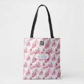 MINI SCHNAUZER Terrier Rood Toile Regenachtige Dag Draagtas (Voorkant)