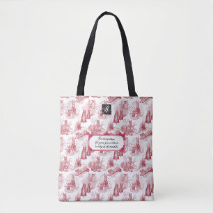 MINI SCHNAUZER Terrier Rood Toile Regenachtige Dag Draagtas