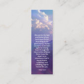 Mini Schrift Bladwijzer / Pasen Kaart invoegen Contactkaartje (Achterkant)