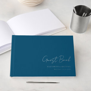 Mini, Script manuscrit, Argent-Huile, Bleu
