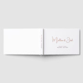 Mini, Script manuscrit, Rose-Gold-Foil, Blanc (Complet)