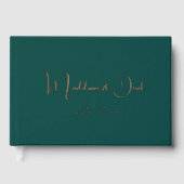 Mini, Script manuscrit, Rose-Gold-Foil, Turquoise (Recto)