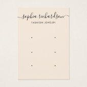 Mini script moderne 3 oreille carte d'affichage (Devant)