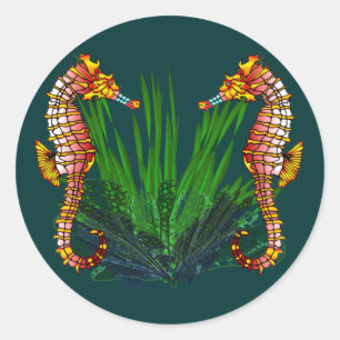 Mini Sequaruium Peeks Stickers Cheval de Mer