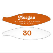 Mini Sinaasappel Custom basketbal team naam Nummer (Panelen)