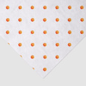 Mini Sinaasappel polka stippen Tissuepapier (Detail)