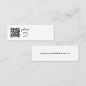 Mini Site Web d'entreprise simple Carte de visite de co (Devant / Derrière)