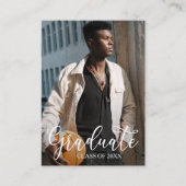 MINI Size 3.5" X 2.5" Photo Graduation Invitations (Devant)