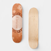 Mini Skateboard Fleurs Automnes (Recto)