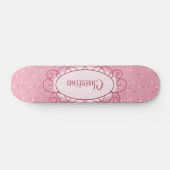Mini Skateboard Hearts & Love (Horz)