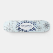 Mini skateboard parties scintillant Snowflake (Horz)