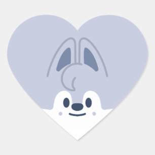 MINI SKZOO ★ Wolf Chan Hart Sticker