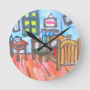 Mini slaapkamer van Van Gogh Ronde Klok