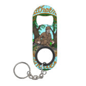 Mini Sleutelhanger Loop / Draai de flesopening van Flessenopener (Voorkant)