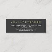 Mini Slim Cute Gris clair avocat au Carte de visite de (Dos)