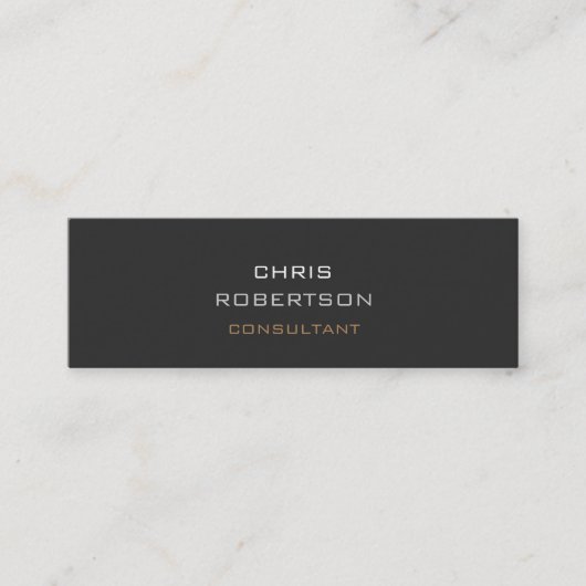 Mini Slim tendance Grey Attractif Carte de visite (Devant)
