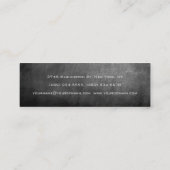 Mini Slim Trendy Chalkboard Carte de visite attrayant (Dos)