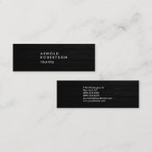 Mini Slim Wood Effect Carte de visite professionnel ten (Devant / Derrière)