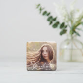 MINI Square Graduation Photo Invitations (Debout devant)