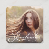 MINI Square Graduation Photo Invitations (Devant)
