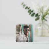 MINI Square Photo Graduation Invitations Informatiekaartje (Staand voorkant)