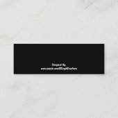 Mini Sri Yantra13 3" maigre" carte de visite x1 (Dos)