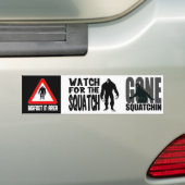 Mini Stickers de pare-chocs 3 en 1! Squatch ou Big (En voiture)