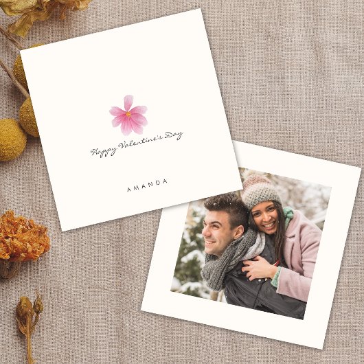 Mini-stylish chic carte de la Saint Valentin