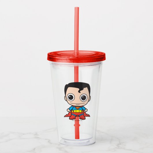 Mini Superman Acryl Drinkbeker (Voorkant)
