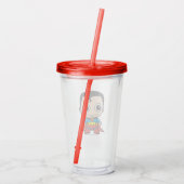 Mini Superman Acryl Drinkbeker (Achterkant)