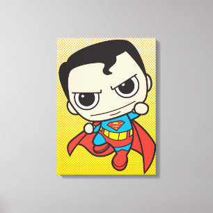 Mini Superman Flying Canvas Afdruk