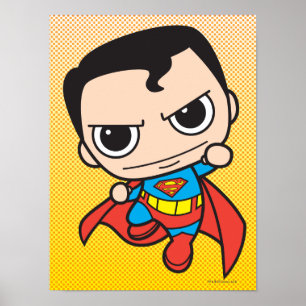Mini Superman Flying Poster