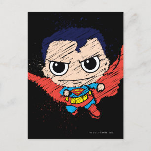 Mini Superman Sketch Briefkaart