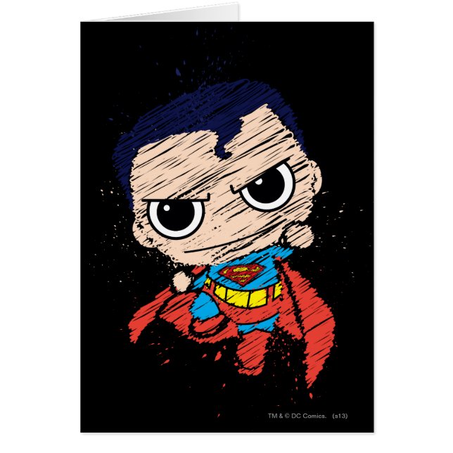 Mini Superman Sketch - vliegen (Voorkant)