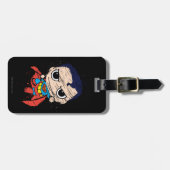 Mini Superman Sketch - vliegen Bagagelabel (Voorkant horizontaal)