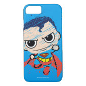 Mini Superman Sketch - vliegen Case-Mate iPhone Case (Achterkant)