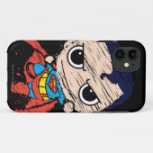 Mini Superman Sketch - vliegen Case-Mate iPhone Case (Achterkant (horizontaal))
