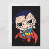 Mini Superman Sketch - vliegen Kaart (Voorkant)