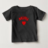 MINI T-shirt for kids in couple with mom (Devant)