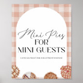 Mini taarten voor mini-gasten Cutie Pie Thema Part Poster (Voorkant)