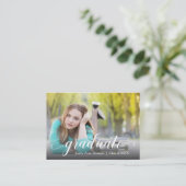 MINI Taille Graduation Photo Glossy Invitation Car (Debout devant)