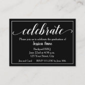 MINI Taille Graduation Photo Glossy Invitation Car (Dos)