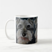 Mini tasse de Coffe de Schnauzer (Gauche)