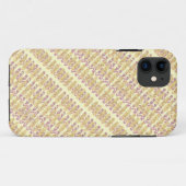 Mini-Teenslippers design (roze/geel) Case-Mate iPhone Case (Achterkant (horizontaal))