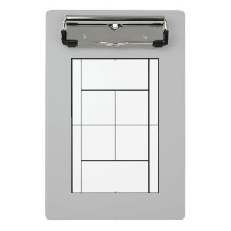 Mini tennis-klembord voor coachen klembord
