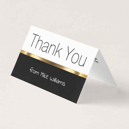Mini Thank You Notes Design élégant (Front)
