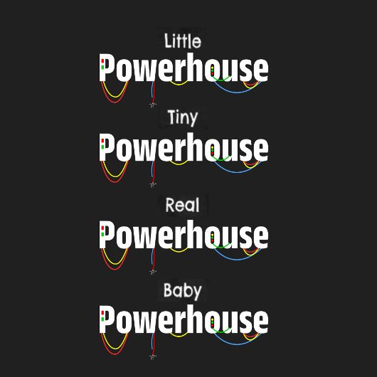 Mini Tiny Baby Powerhouse | Grappig T-shirt | DP7